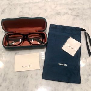 Authentic Gucci glasses frames. Clear lenses.